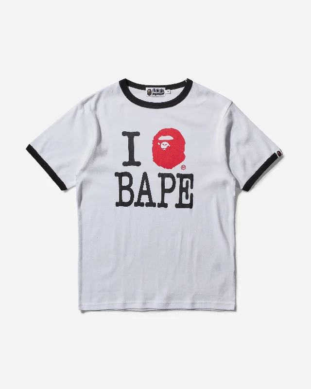 Men's I Love Bape T-Shirt White