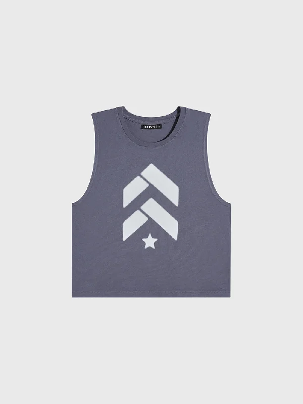 BARRY'S DUSTY BLUE COTTON LEGEND TANK