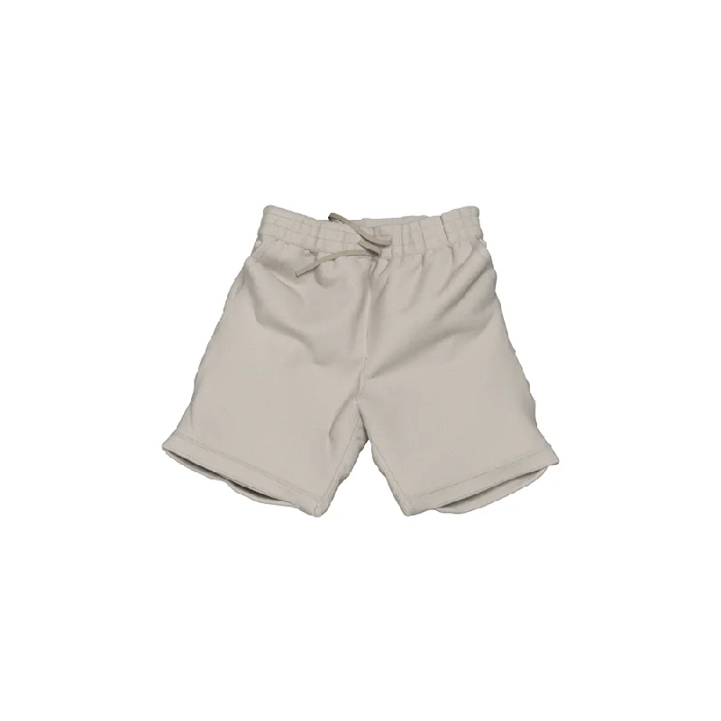 WHITE FLEECE SHORT