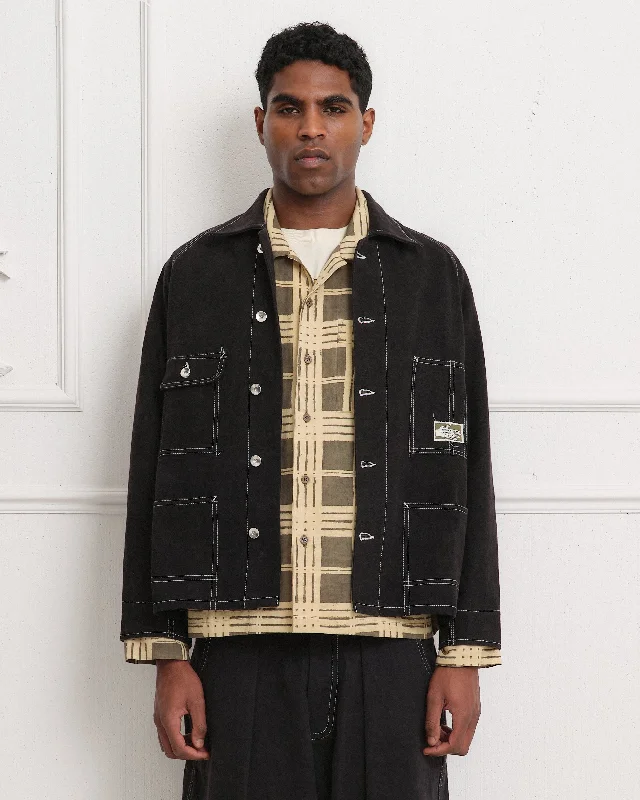 Railroad Jacket - Black Wonky-Wear