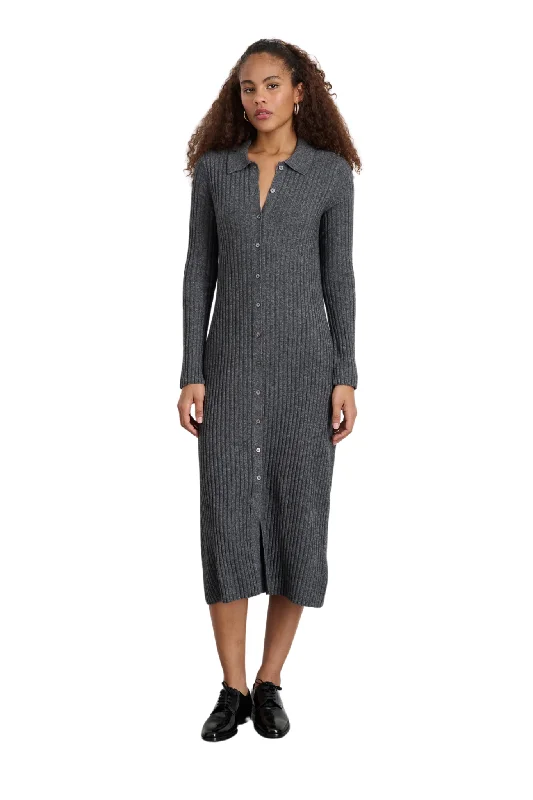 Alice Long Sleeve Rib Dress