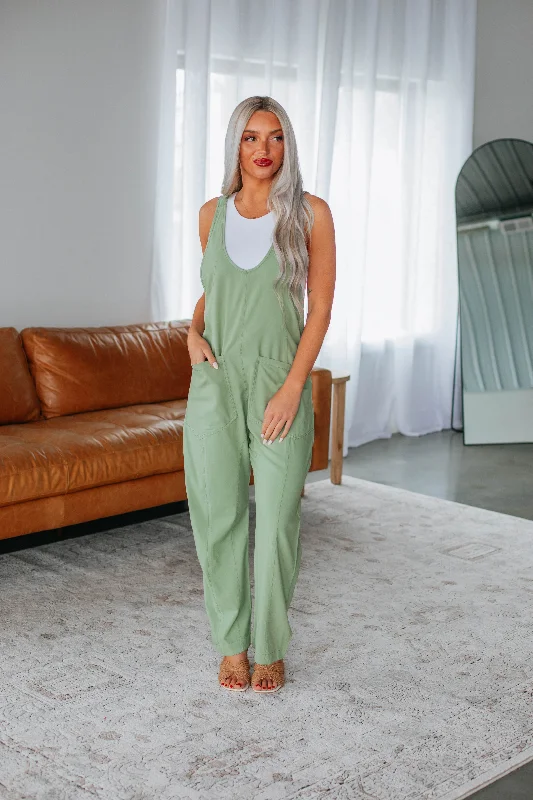 Allison Jumpsuit - Pear