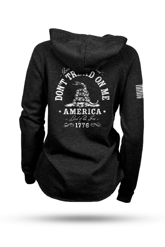 Don't Tread on Me - Lightweight Women's V-Neck Hoodie