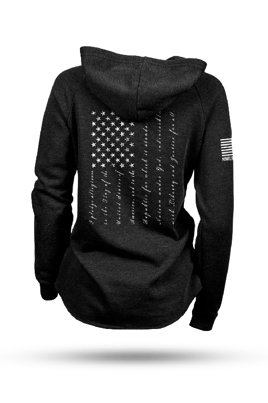 The Pledge - Lightweight Women's V-Neck Hoodie