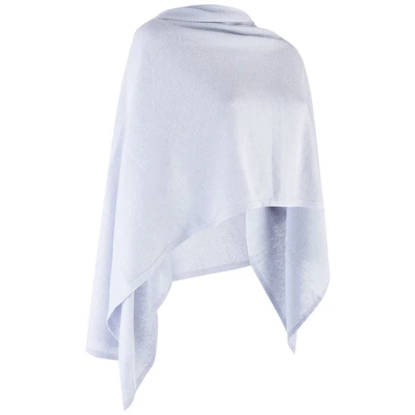 Cashmere Sequin Shawl in Vapor