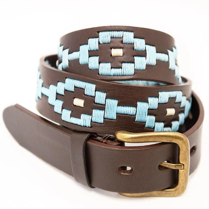 Pioneros Belt Pale Blue Dots