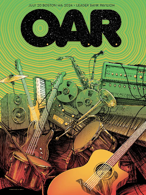 O.A.R. 2024 Boston Poster