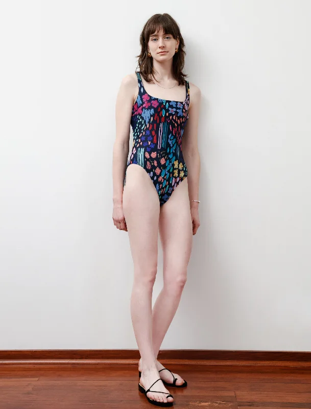 Usha One Piece Midnight Floral