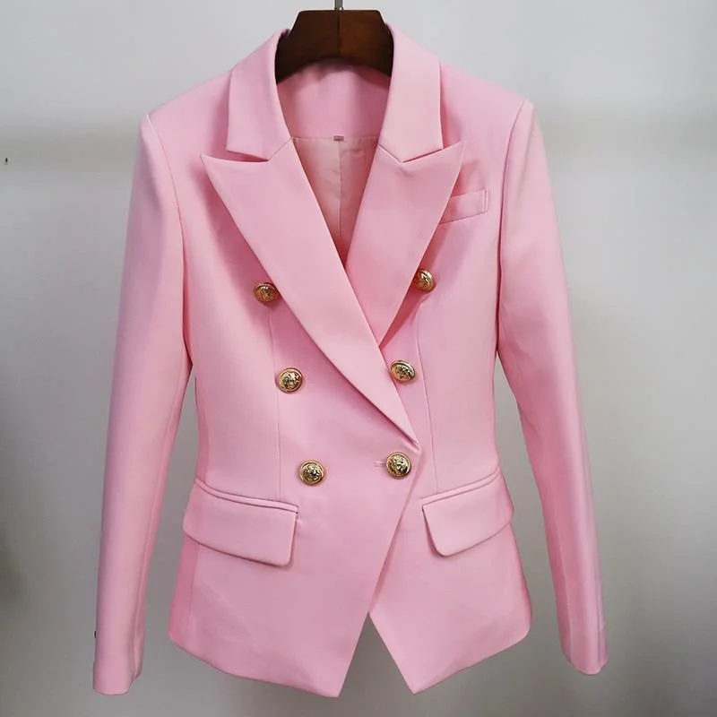 Classic Pink Blazer For Women