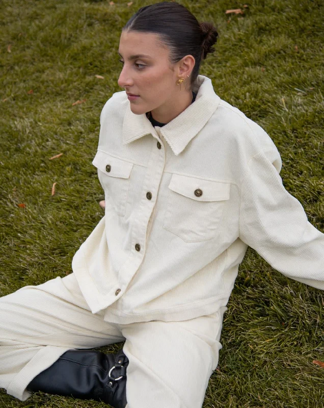 The Cord Jacket - Crema