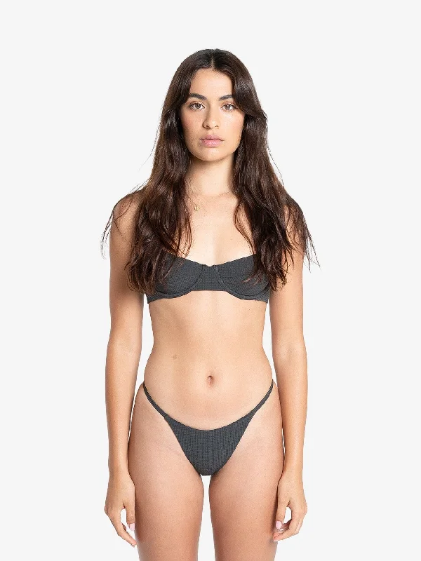 Nano Micro Bikini Bottom - Dark Charcoal