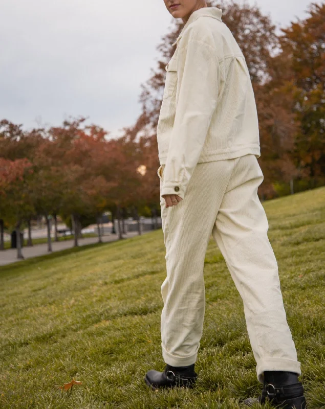 The Cord Trouser - Crema