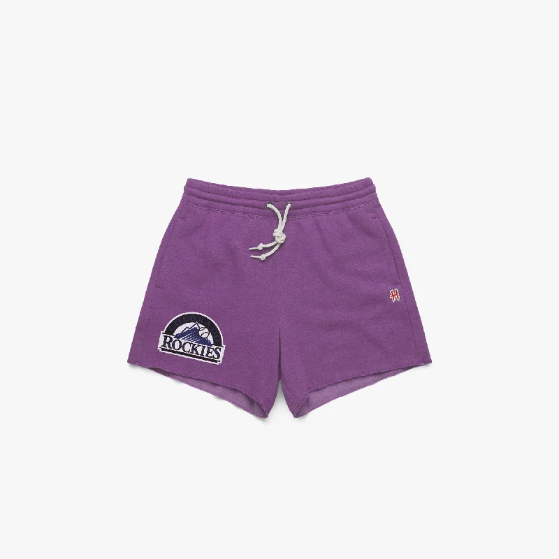 Women's Colorado Rockies '93 Sweat Shorts