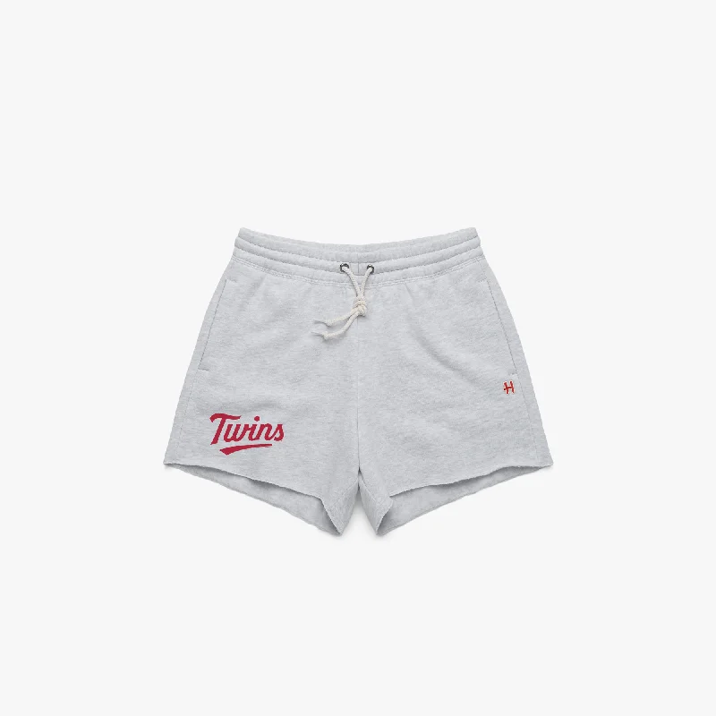 Women's Minnesota Twins Jersey Logo Sweat Shorts