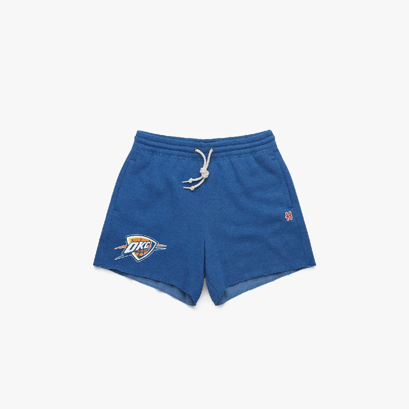 Women's OKC Thunder Logo Sweat Shorts