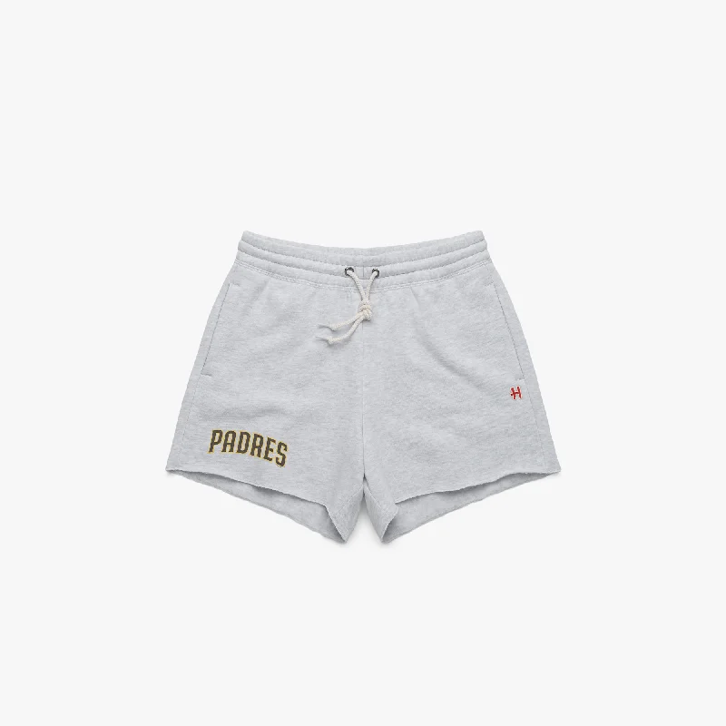 Women's San Diego Padres Jersey Logo Sweat Shorts