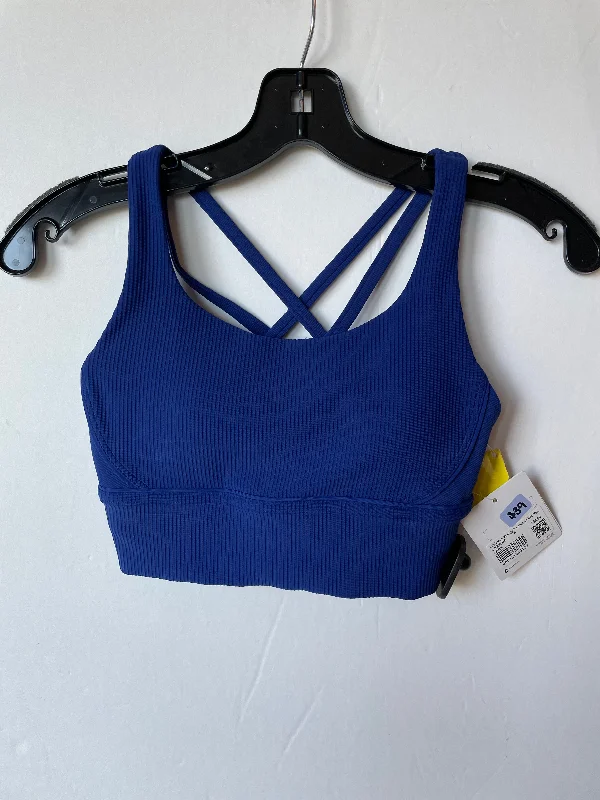 Athletic Bra By Lululemon In Blue, Size: 4