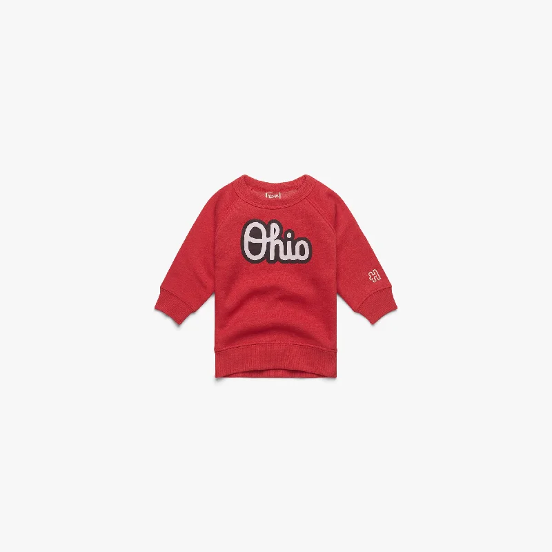 Baby Script Ohio Outline Crewneck