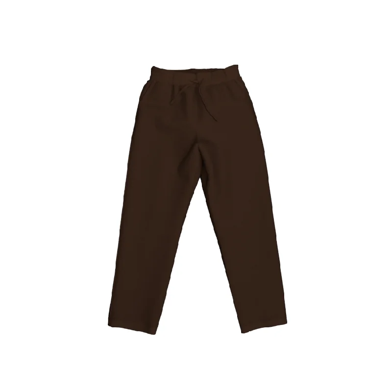 BROWN FLEECE SWEATPANT