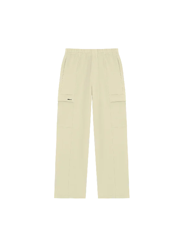 Womens DNA Double Jersey Cargo Trousers—maitake beige