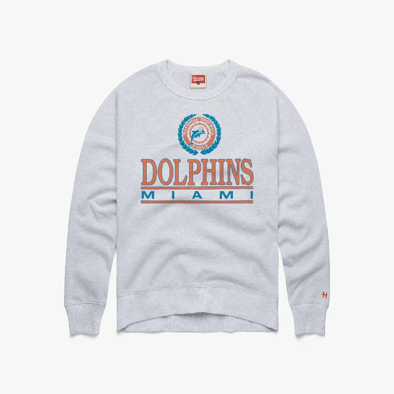 Miami Dolphins Crest Crewneck