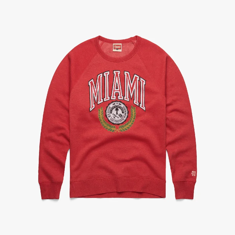 Miami University Crest Crewneck